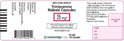 Trimipramine 25mg Caps (100s)